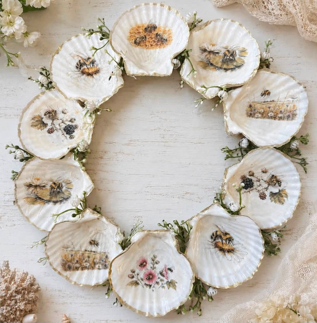 Bee Mixed Collage Decoupage Rice Paper - BEES 85005
