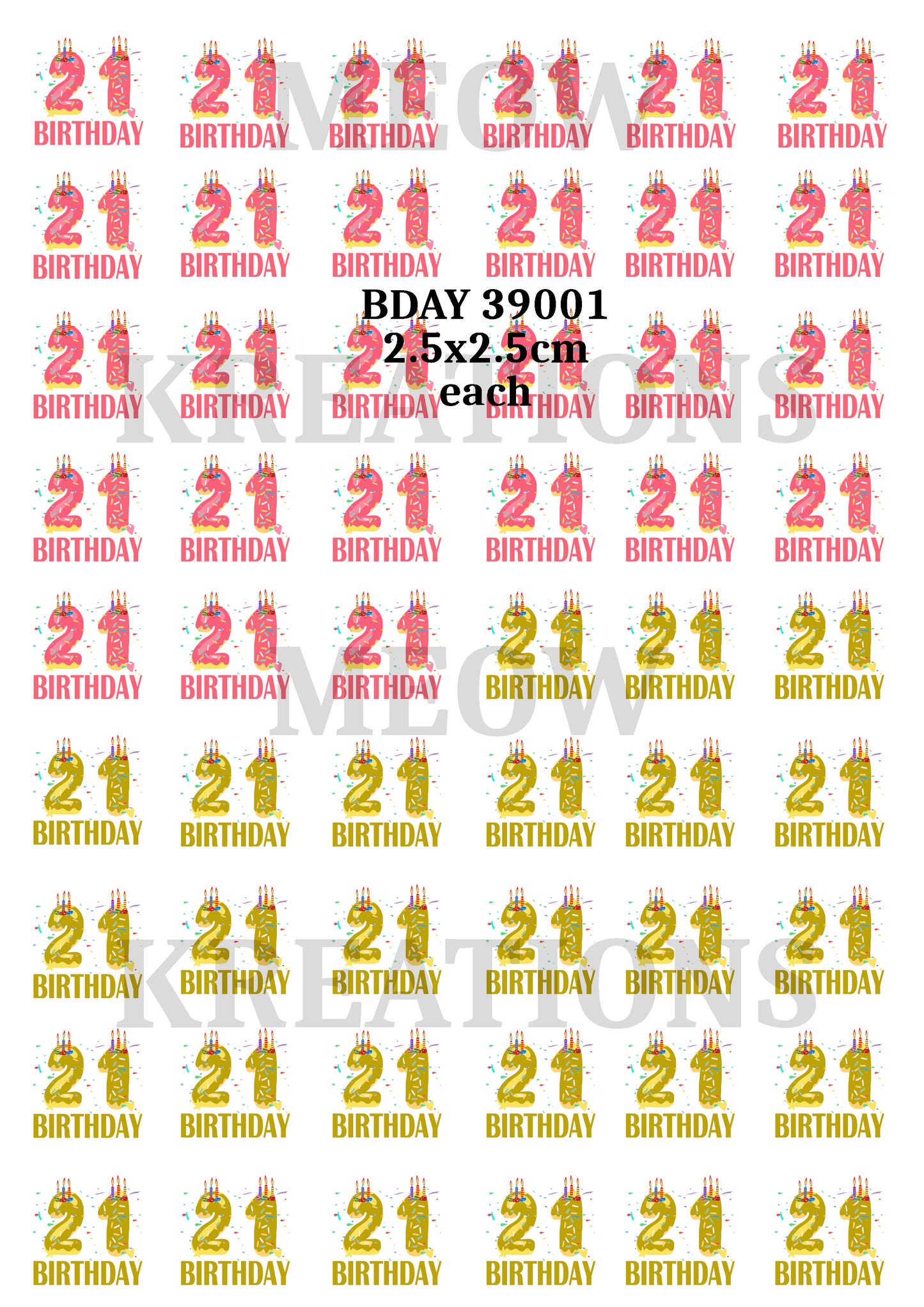 BDAY 39001