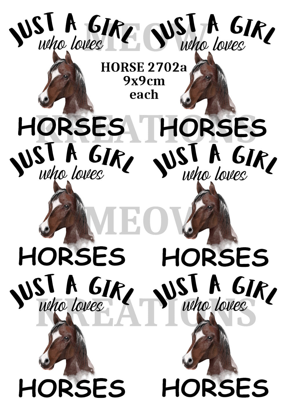 HORSE 2702a