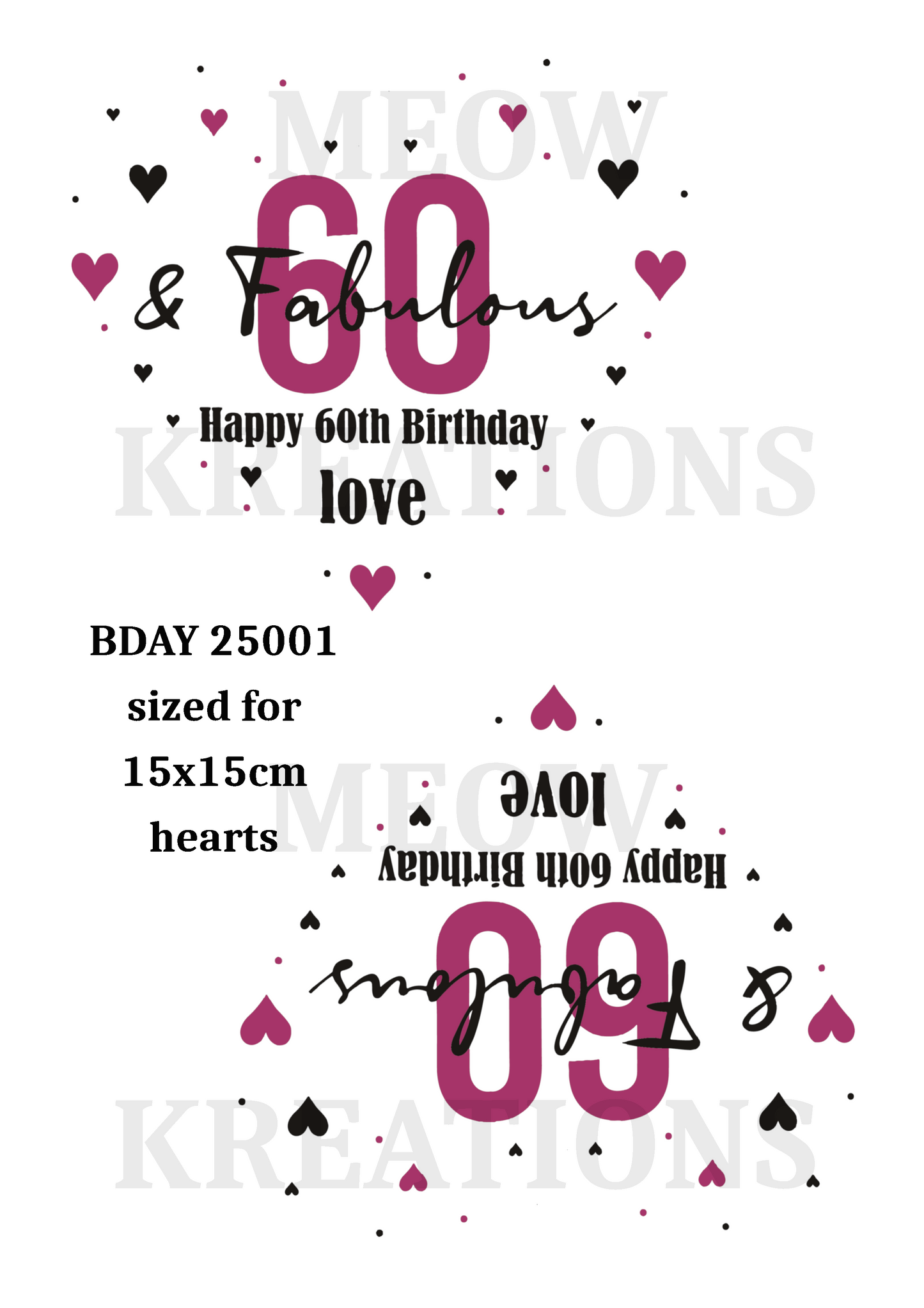 BDAY 25001