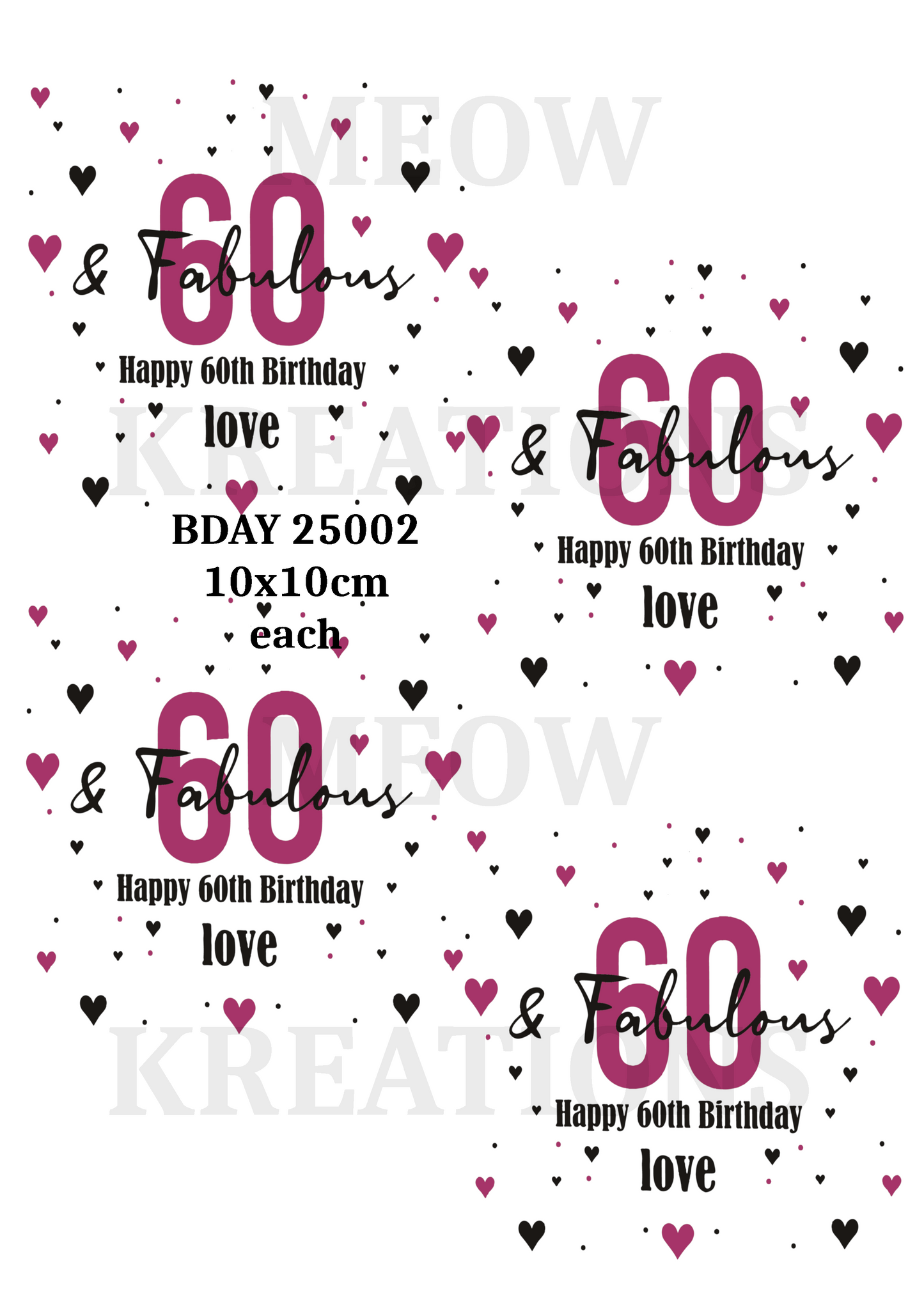 BDAY 25002