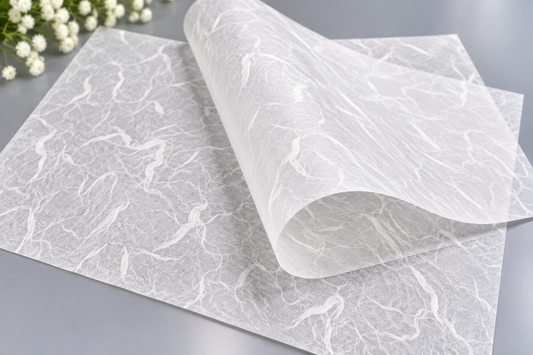 Papel Mulberry A4 con fibras
