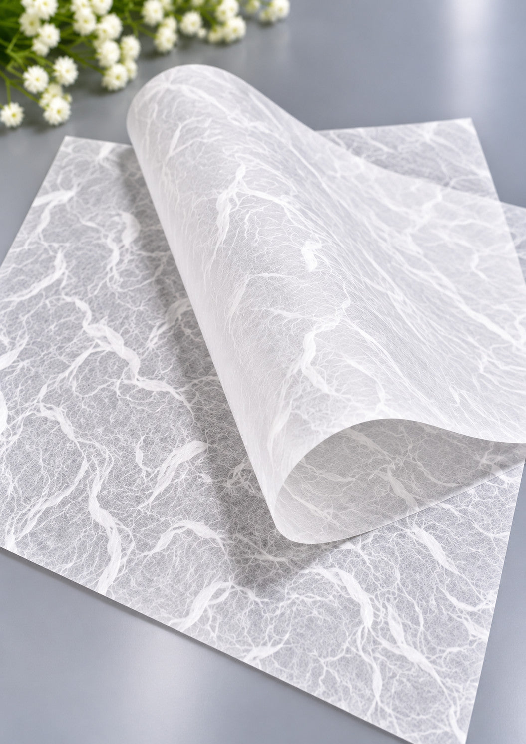 Papel Mulberry A4 con fibras