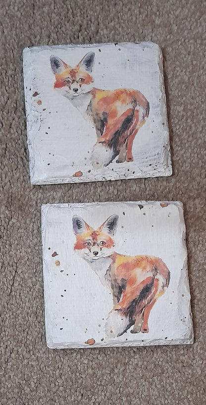Watercolour Red Fox Decoupage Rice Paper – FOX 34002