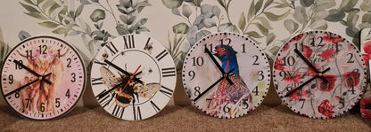 Highland Cow Clock Face Decoupage Rice Paper - CLOCK 14001