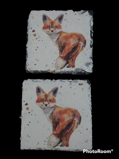 Watercolour Red Fox Decoupage Rice Paper – FOX 34002