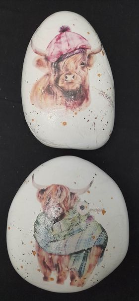 Highland Cow Decoupage Rice Paper - HC  13002