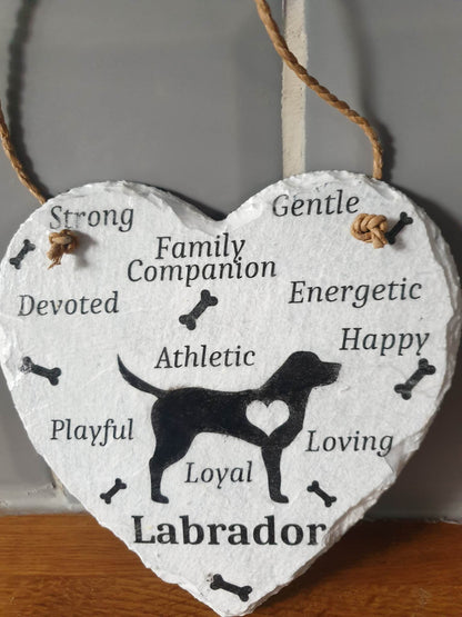 Labrador Characteristics Decoupage Rice Paper - DGS 701