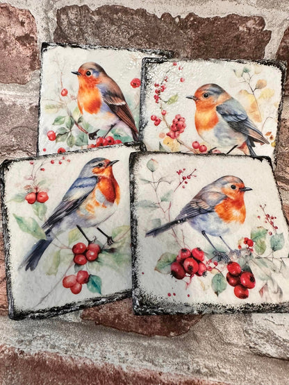 Robin Bird Christams Decoupage Rice Paper - XROB 19002