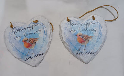Robin Bird Memorial Decoupage Rice Paper - WORKH 3001