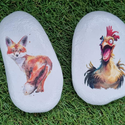 Watercolour Red Foxes Decoupage Rice Paper – FOX 34003