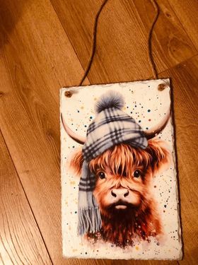 Highland Cow Decoupage Rice Paper - HC 47001