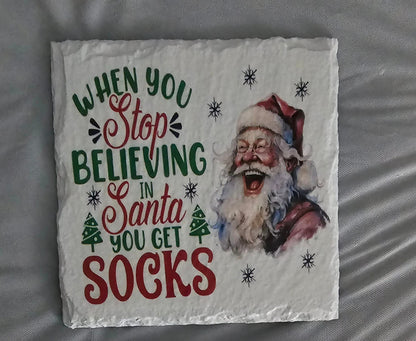 Funny Christmas Quote Decoupage Rice Paper - SANTAM 8002