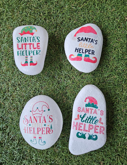 Santa's Little Helper Christmas Decoupage Rice Paper - SANTAM 9001