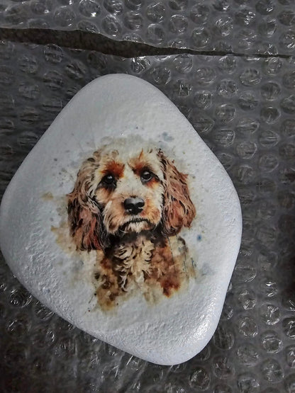 Cockapoo Dog Decoupage Rice Paper - DGB 2702a