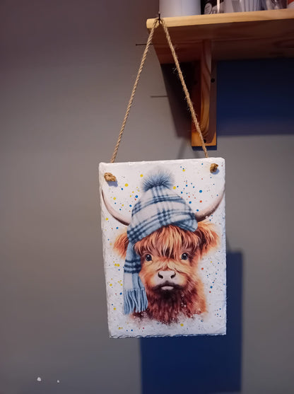 Highland Cow Decoupage Rice Paper - HC 47001