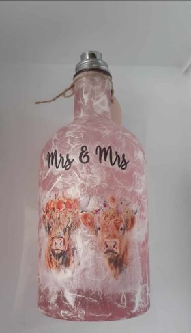 Highland Cow Marriage Decoupage Rice Paper - HC 24001b