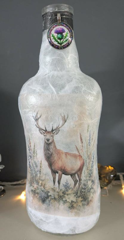 Majestic Stag Decoupage Rice Paper, Woodland Deer & Wildflowers - DEER 46003