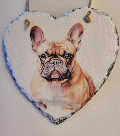 French Bulldog Watercolour Decoupage Rice Paper - DGB 8402