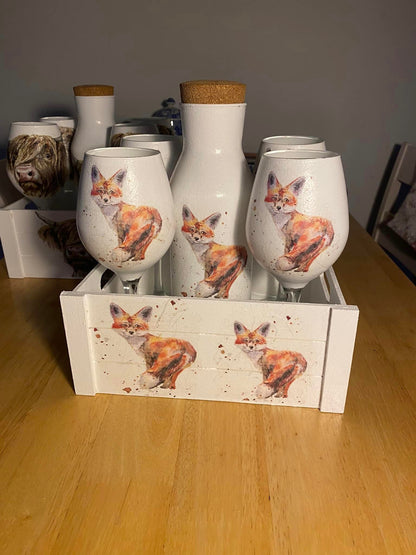 Watercolour Red Fox Decoupage Rice Paper – FOX 34001