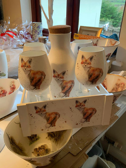 Watercolour Red Fox Decoupage Rice Paper – FOX 34002