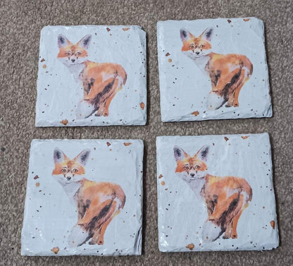 Watercolour Red Fox Decoupage Rice Paper – FOX 34002