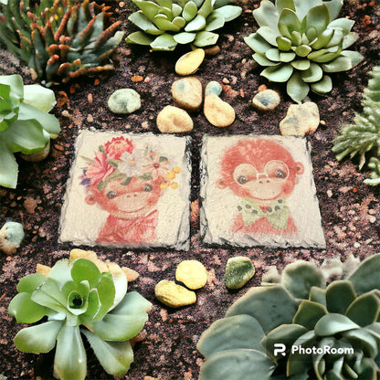 Decoupage Rice Paper - MONK 102