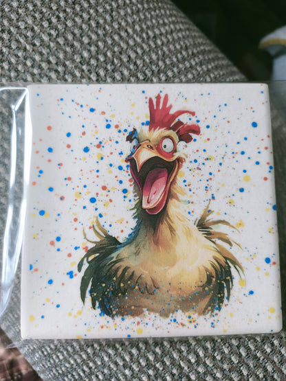 Laughing Chicken Decoupage Rice Paper – CHI 16002
