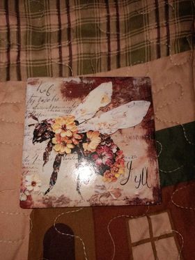 Vintage Botanical Floral Bee Decoupage Rice Paper - BEES 53002