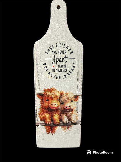Highland Cow Friend Decoupage Rice Paper - HC 52002b