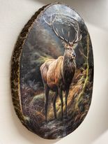 Stag in Forest Woodland Decoupage Rice Paper - DEER 27003