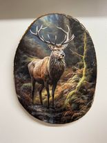 Stag in Forest Woodland Decoupage Rice Paper - DEER 27003
