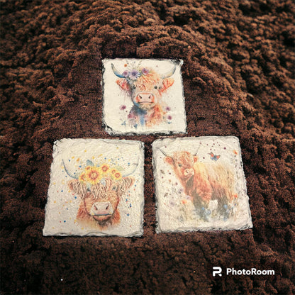Highland Cow Decoupage Rice Paper - HC 17002