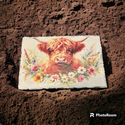 Highland Cow Decoupage Rice Paper - HC 81001