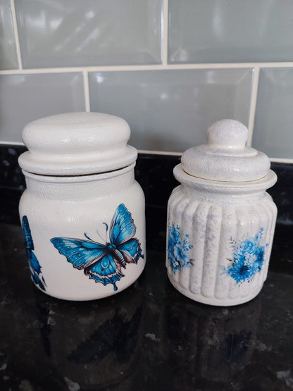 Blue Watercolour Butterflies Decoupage Rice Paper – BUBL 2001
