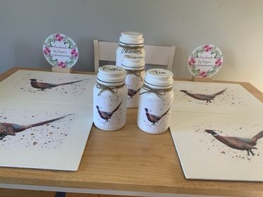 Colourful Pheasant Splatter Decoupage Rice Paper - PHE 402