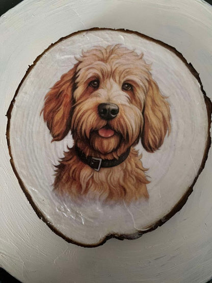 Labradoodle Decoupage Rice Paper - DGB 601