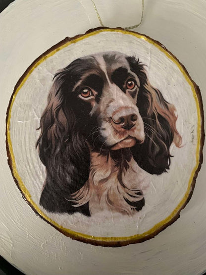 Cocker Spaniel Watercolour Portraits Decoupage Rice Paper - DGB 2102