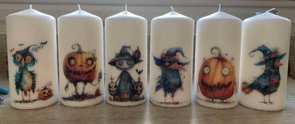 Quirky Halloween Pumpkins & Witches Decoupage Rice Paper - WEEN 52002