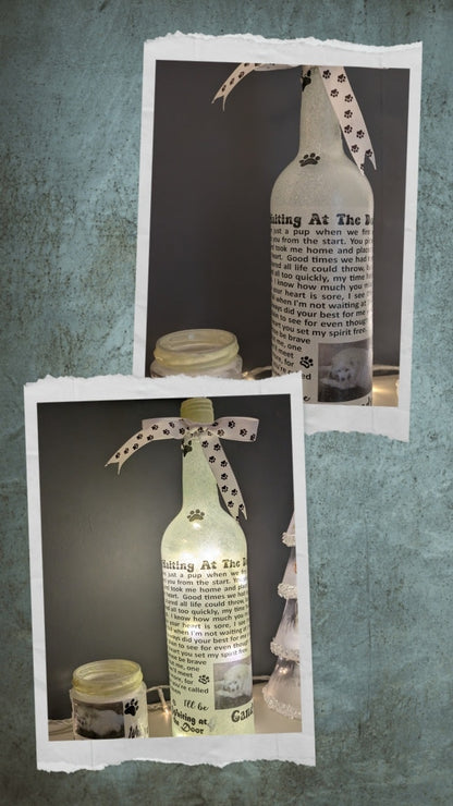 Dog Memorial & Free Personalisation Decoupage Rice Paper - DGH 1301