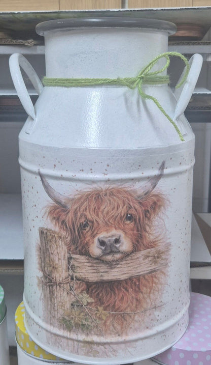 Highland Cow Decoupage Rice Paper - HCB 2401a