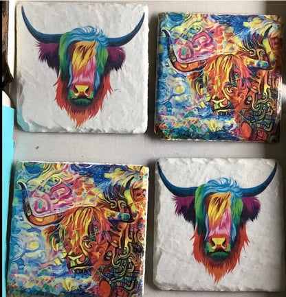 Highland Cow Decoupage Rice Paper - HC 7001
