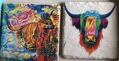 Highland Cow Decoupage Rice Paper - HC 7001