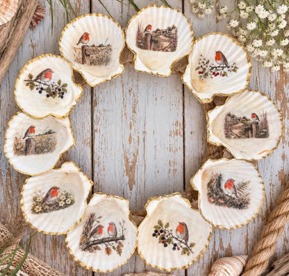 Robin Countryside Collage Decoupage Rice Paper - ROBIN 97005