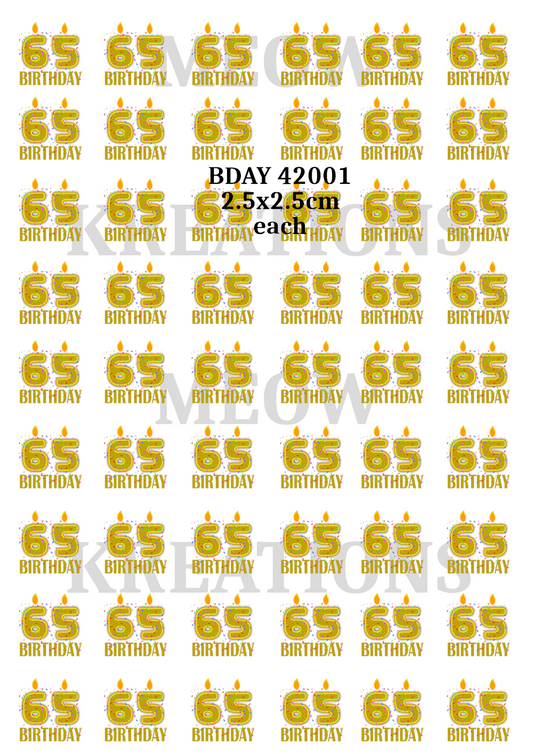 BDAY  42001