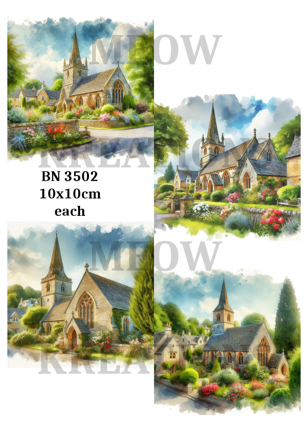 Decoupage Rice Paper – BN 3502