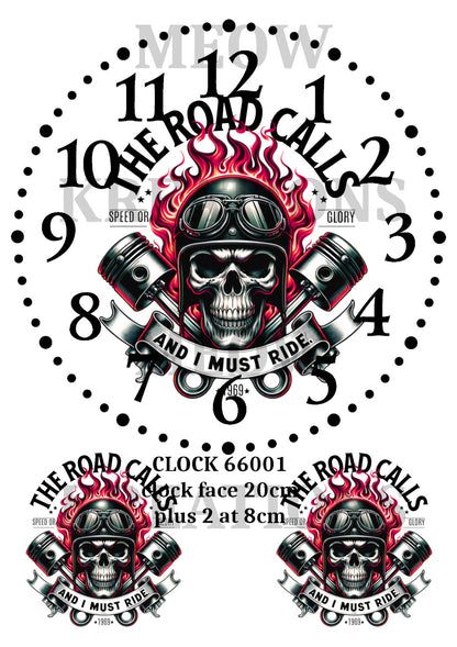 Decoupage Rice Paper – CLOCK 66001
