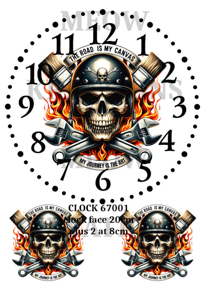 Decoupage Rice Paper – CLOCK 67001