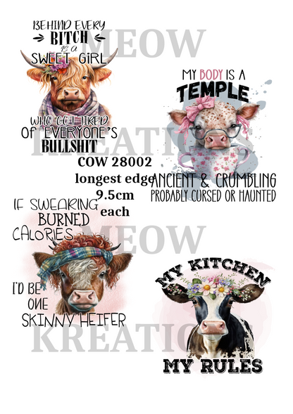 Decoupage Rice Paper – COW 28002