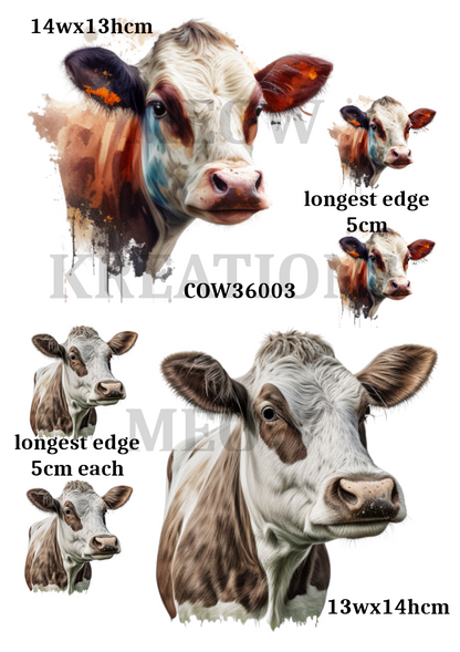 Decoupage Rice Paper – COW 36003